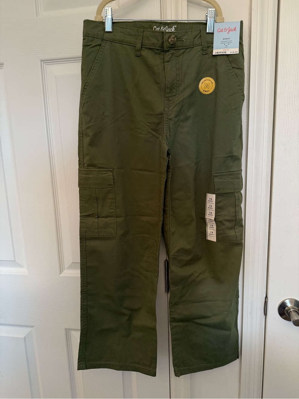 Cat & Jack Olive Green Cargo Pants for Kids